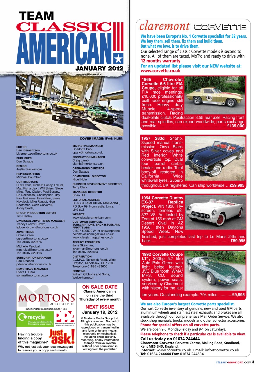 Classic American Magazine Preview Pages