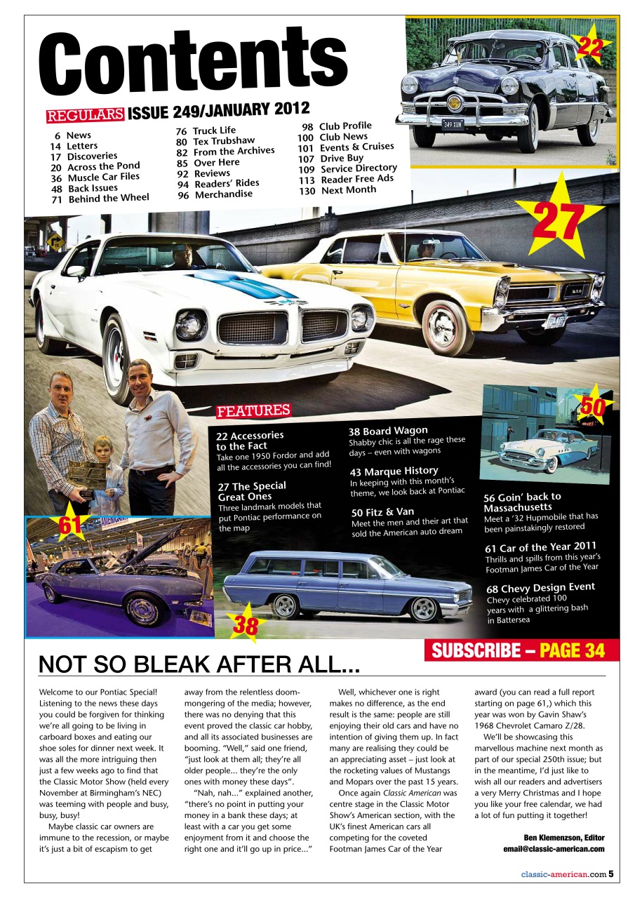 Classic American Magazine Preview Pages