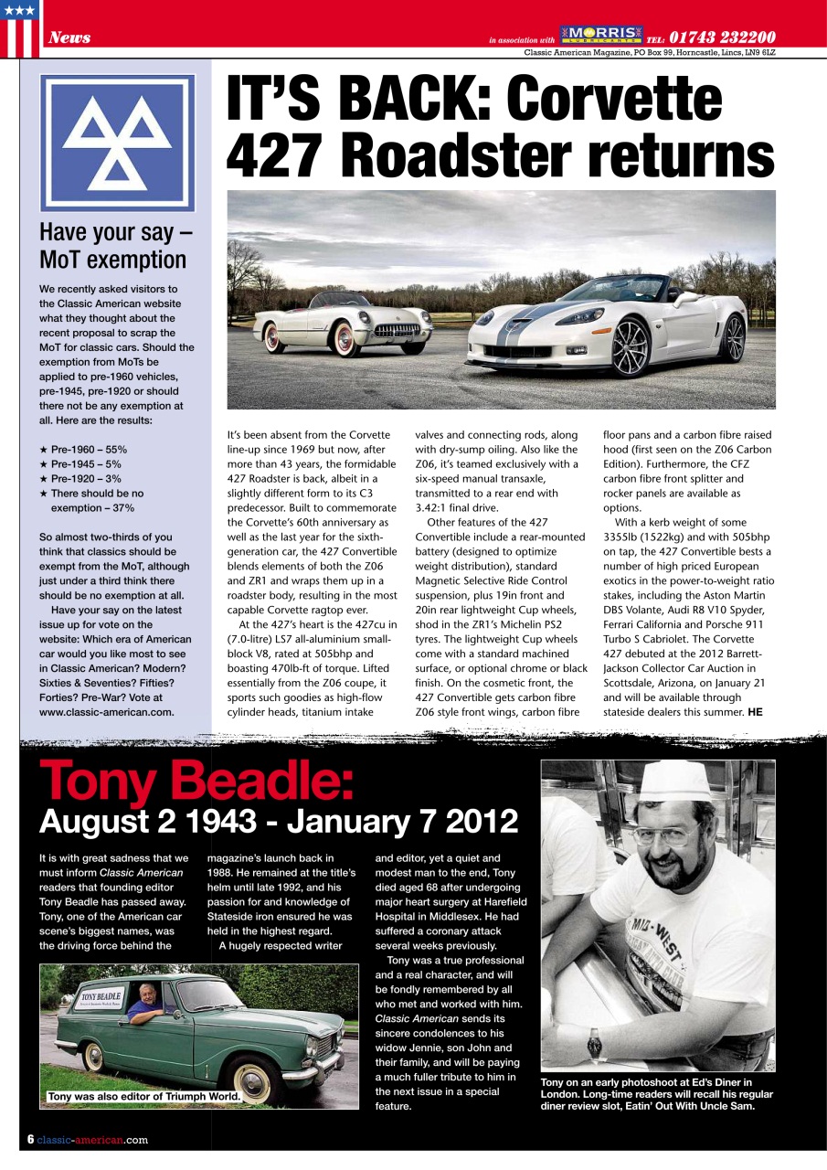 Classic American Magazine Preview Pages