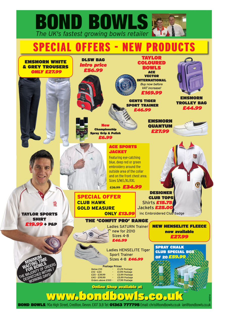 Bowls International Preview Pages