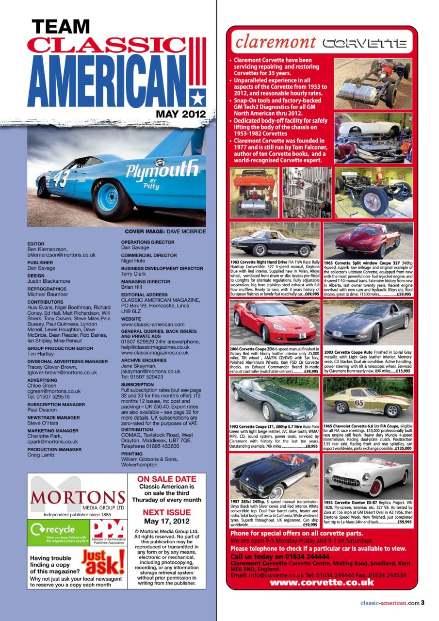 Classic American Magazine Preview Pages