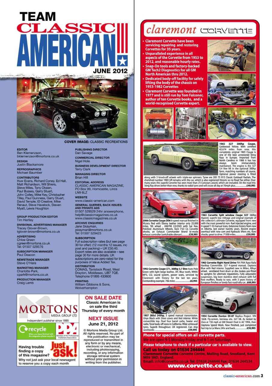 Classic American Magazine Preview Pages
