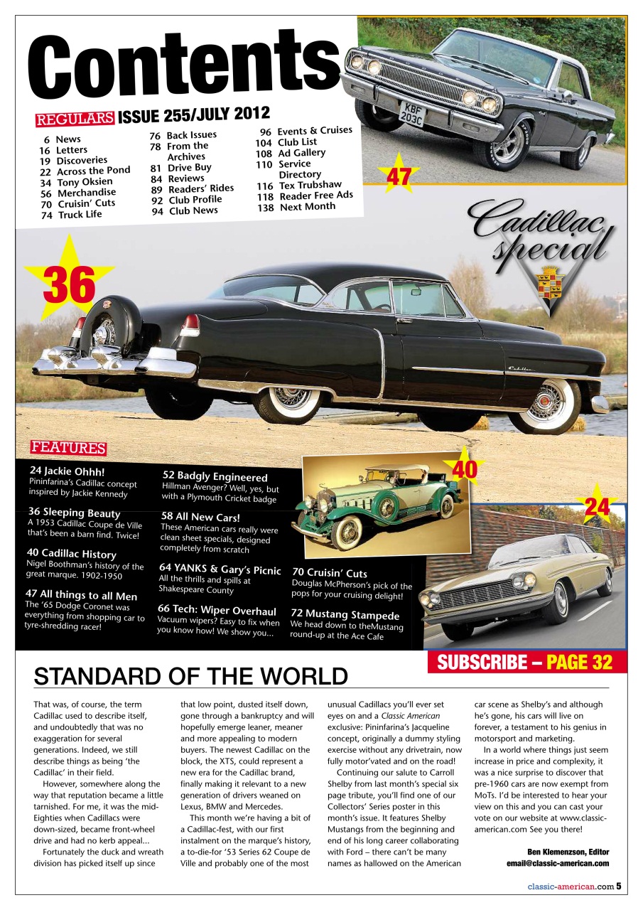 Classic American Magazine Preview Pages