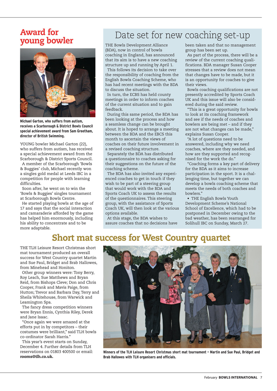 Bowls International Preview Pages