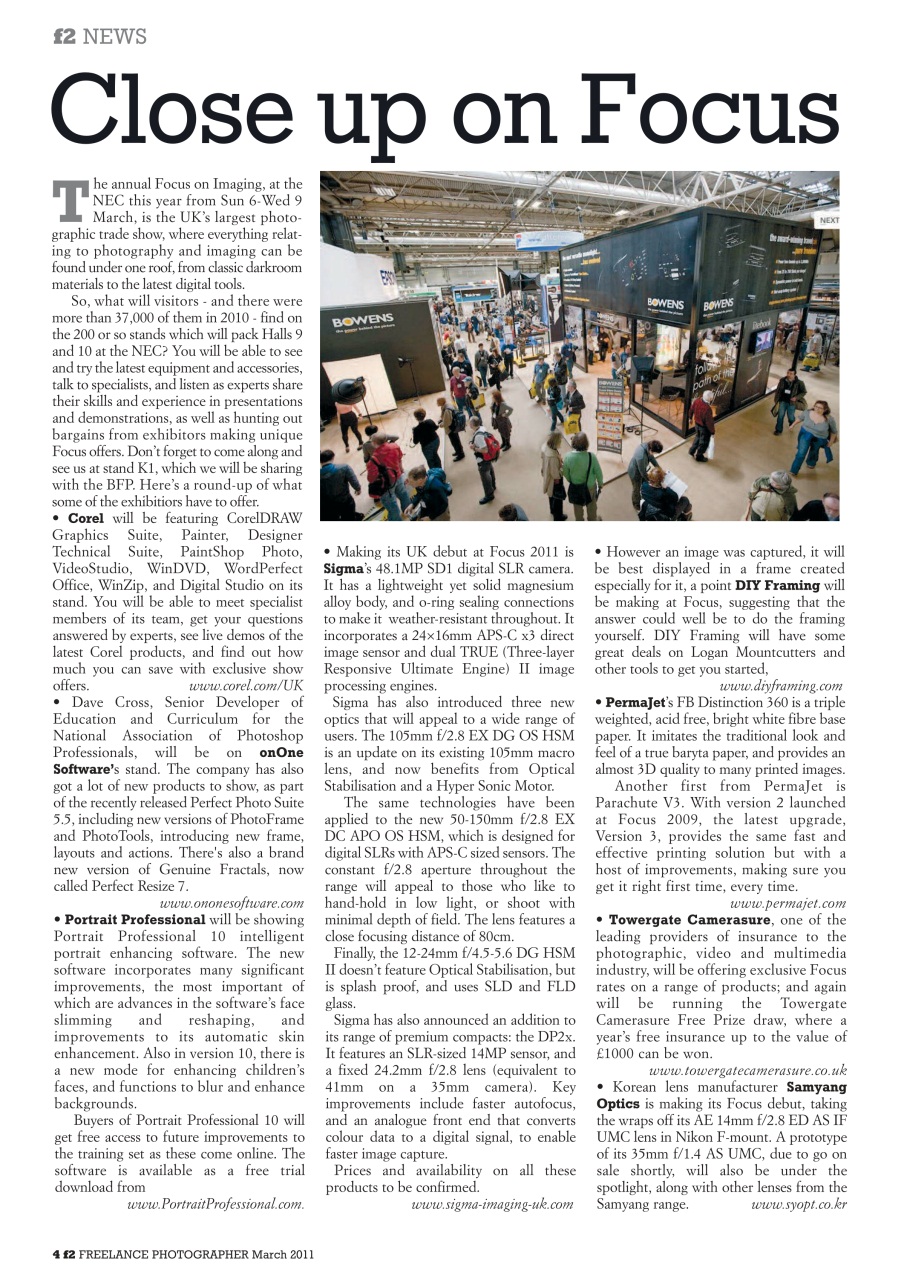 f2 Cameracraft Preview Pages