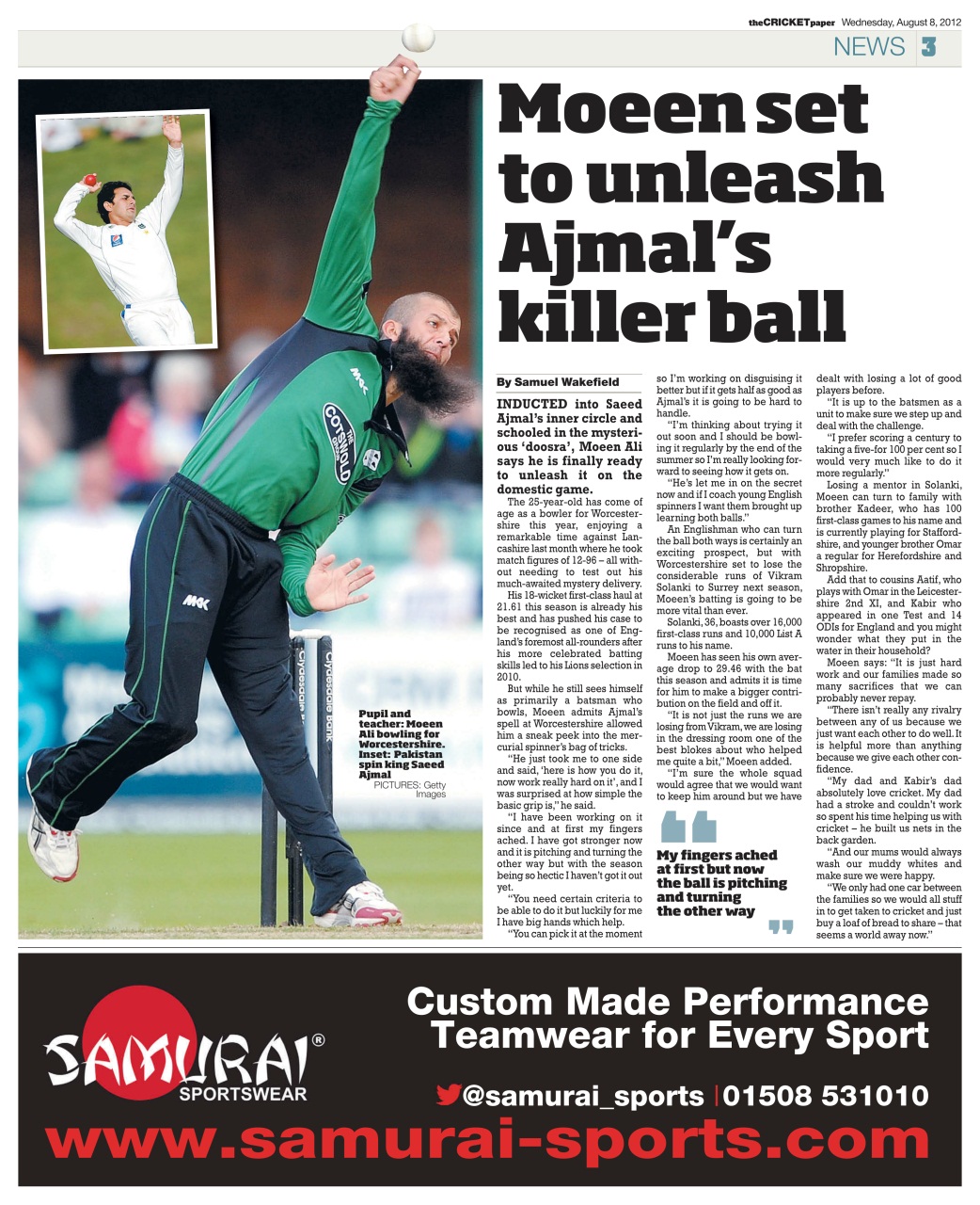 The Cricket Paper Preview Pages