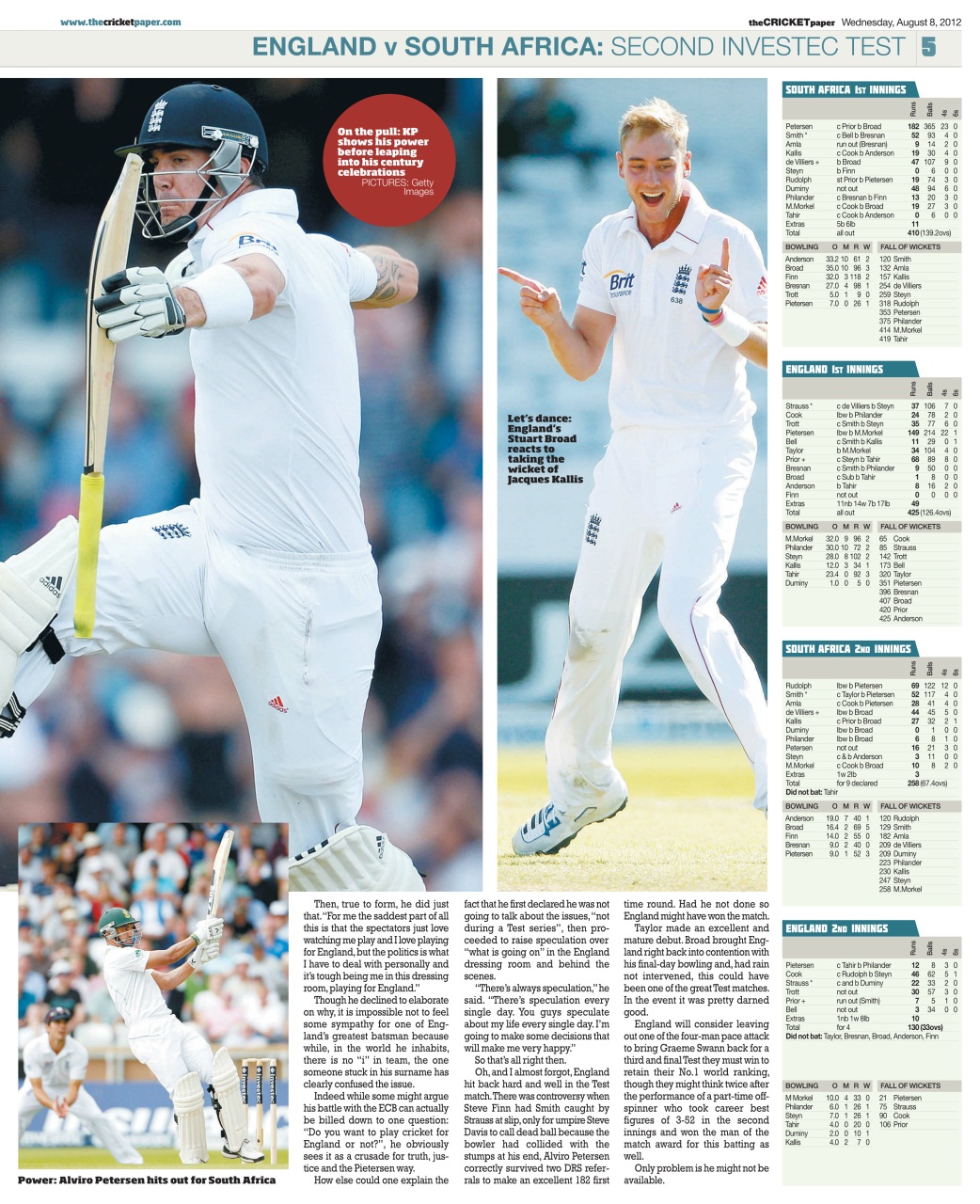 The Cricket Paper Preview Pages