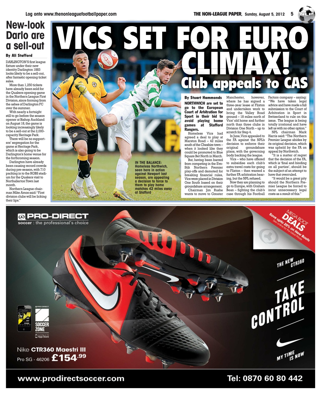 The Non-League Football Paper Preview Pages