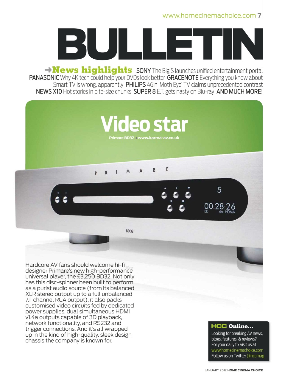 Home Cinema Choice Preview Pages