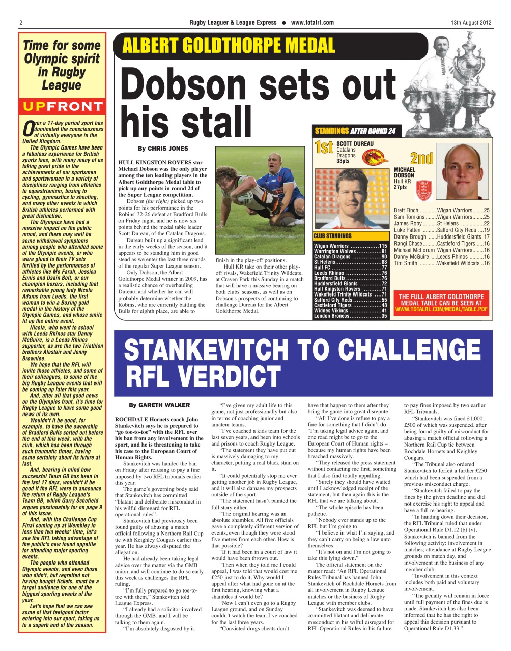 League Express Preview Pages