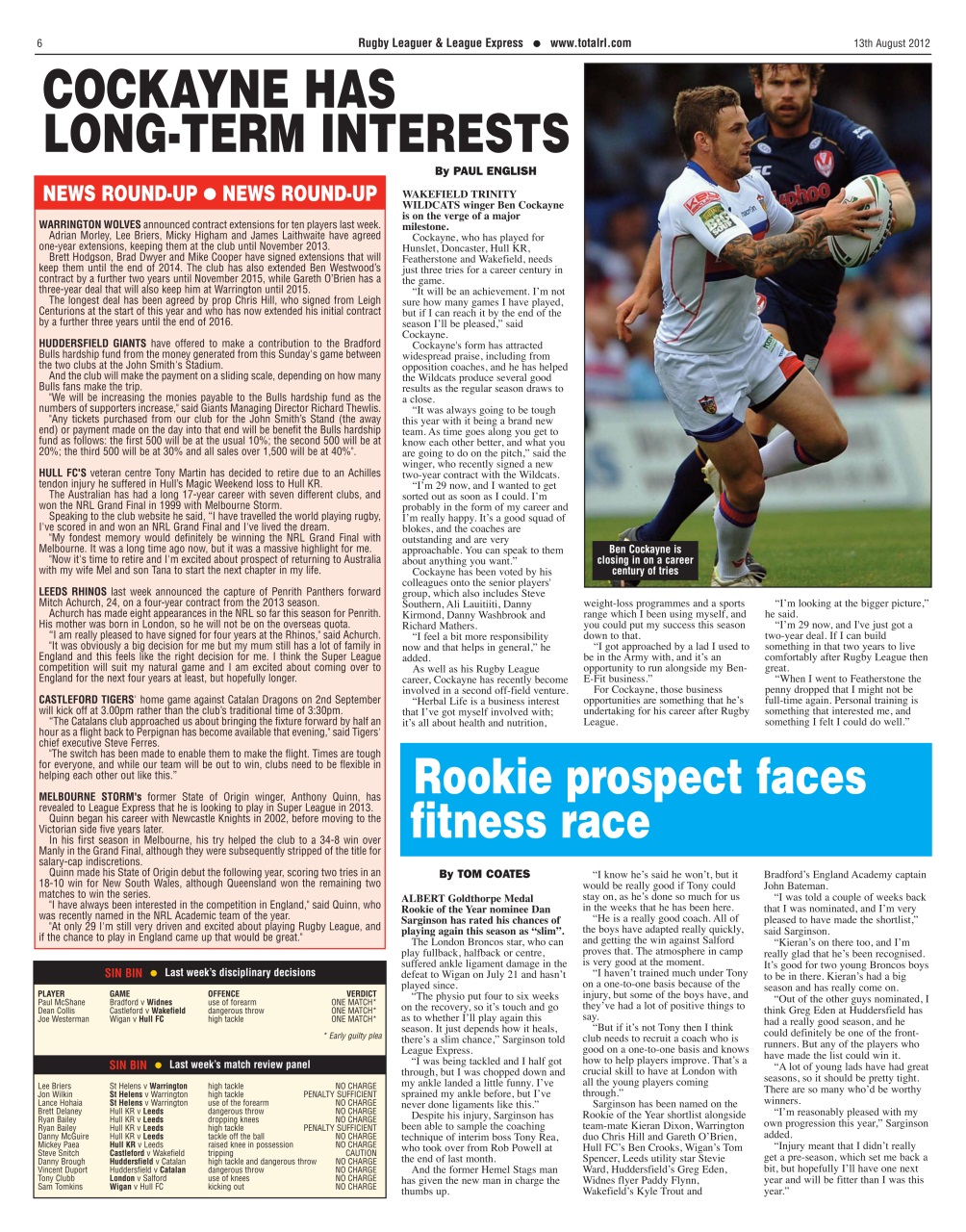 League Express Preview Pages