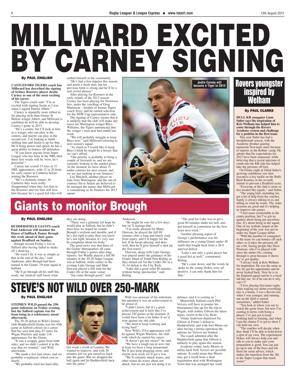 League Express Preview Pages