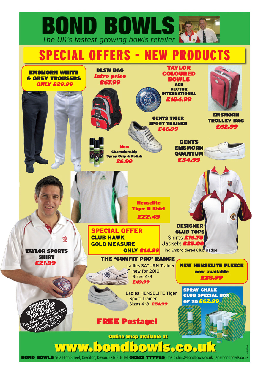 Bowls International Preview Pages