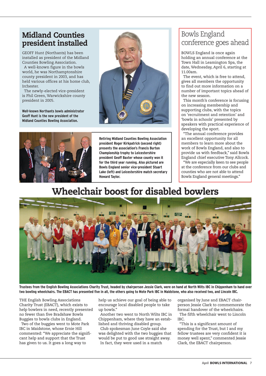 Bowls International Preview Pages