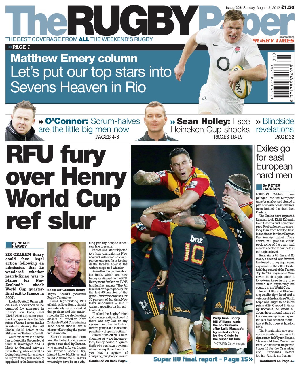 The Rugby Paper Preview Pages