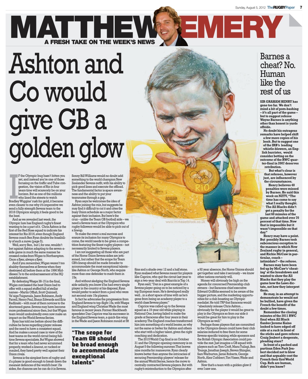 The Rugby Paper Preview Pages