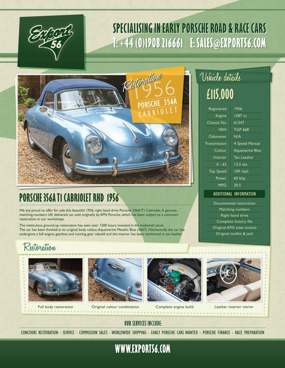 Classic Porsche Preview Pages
