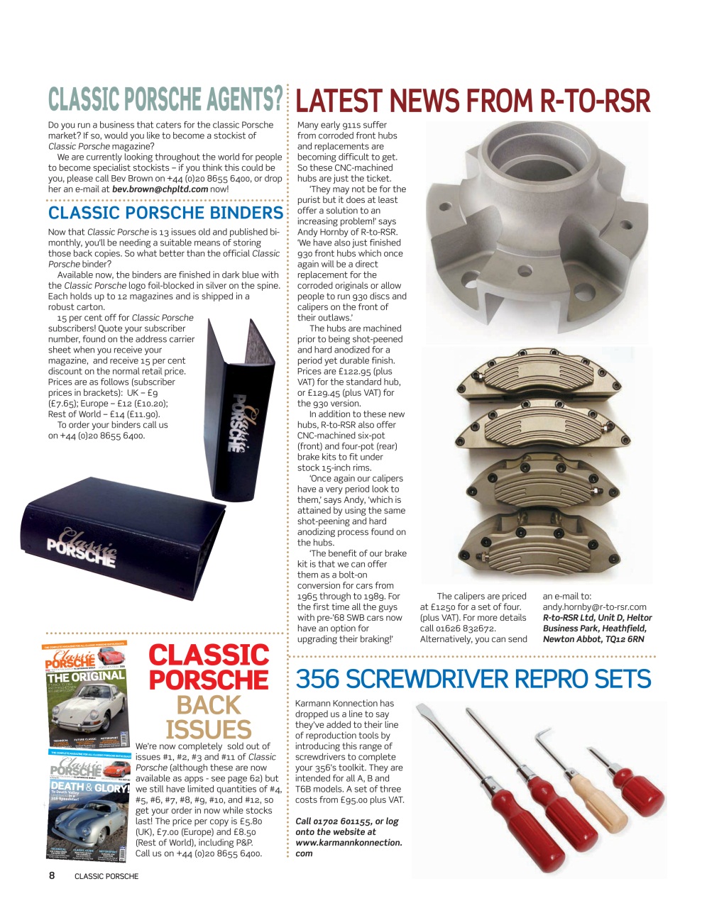 Classic Porsche Preview Pages