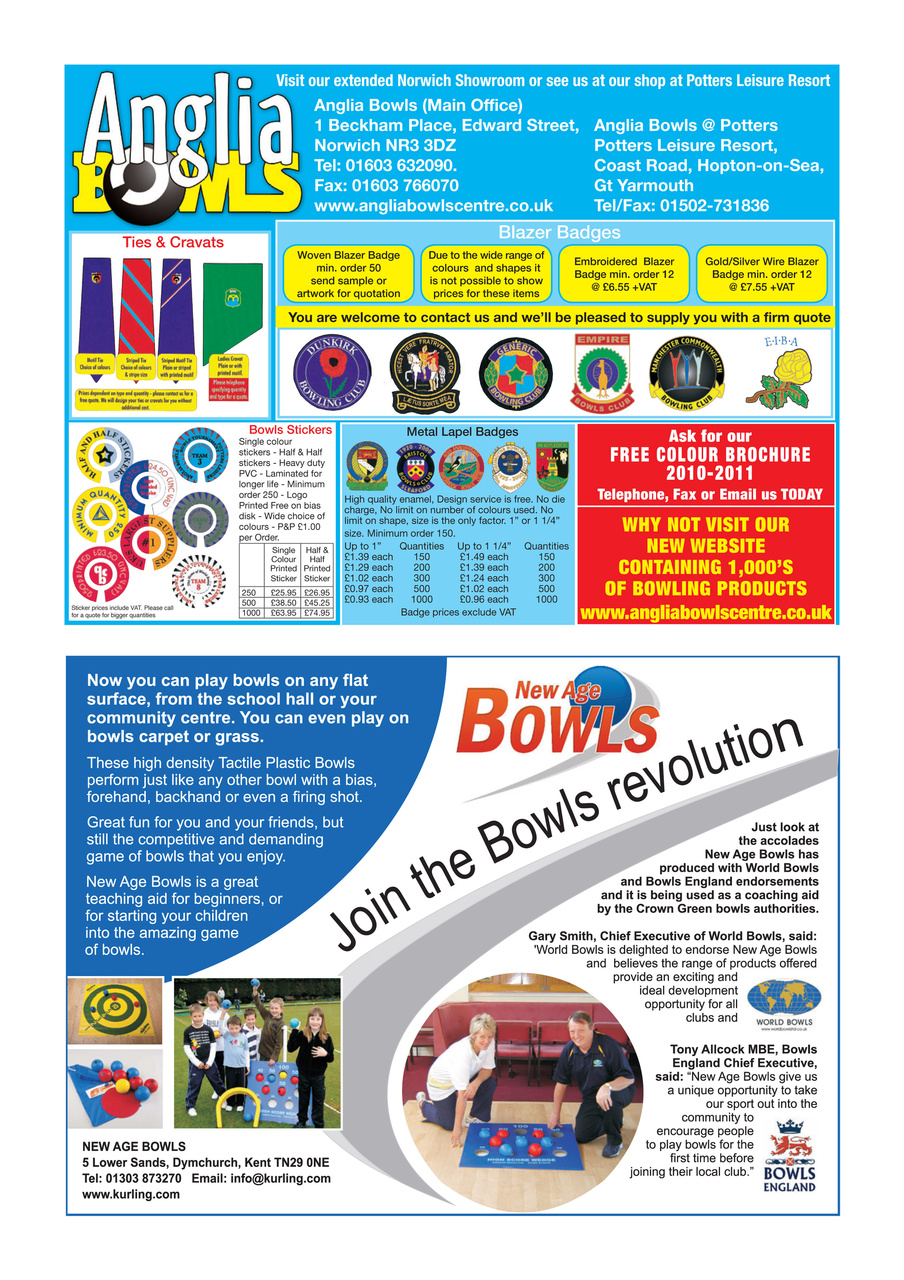 Bowls International Preview Pages