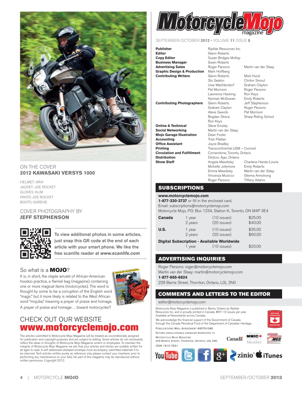 Motorcycle Mojo Preview Pages