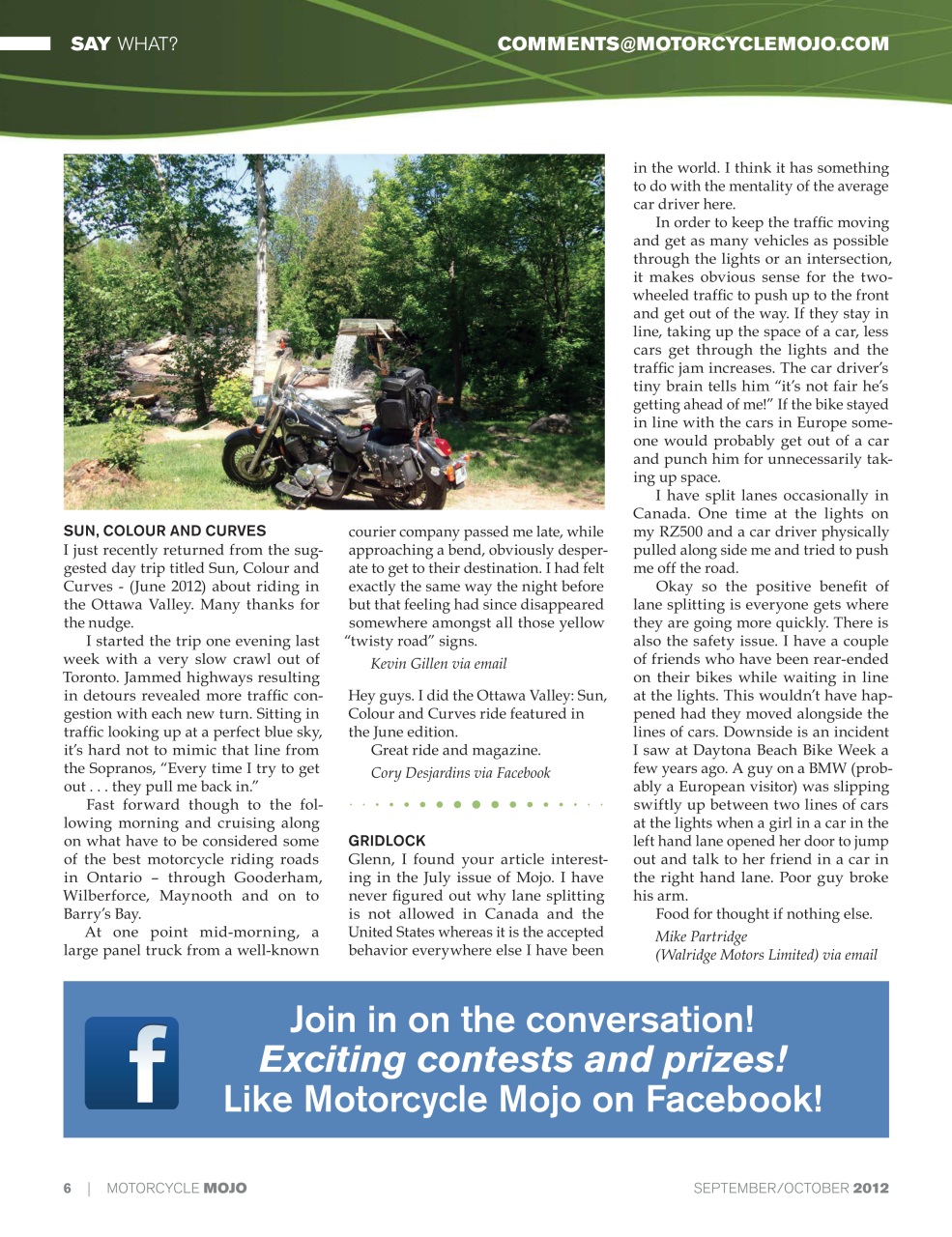 Motorcycle Mojo Preview Pages