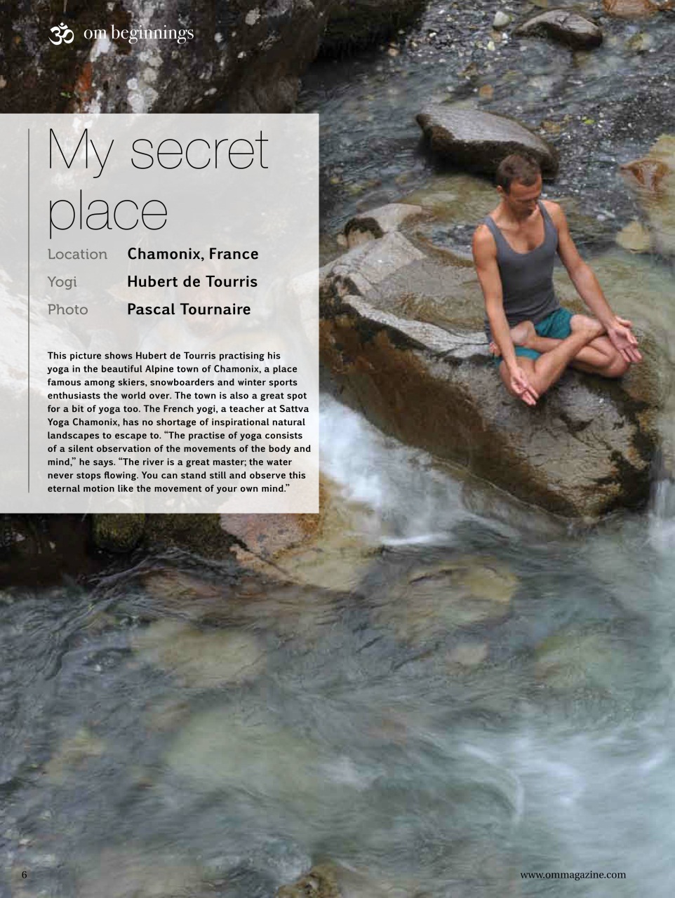 OM Yoga Magazine Preview Pages