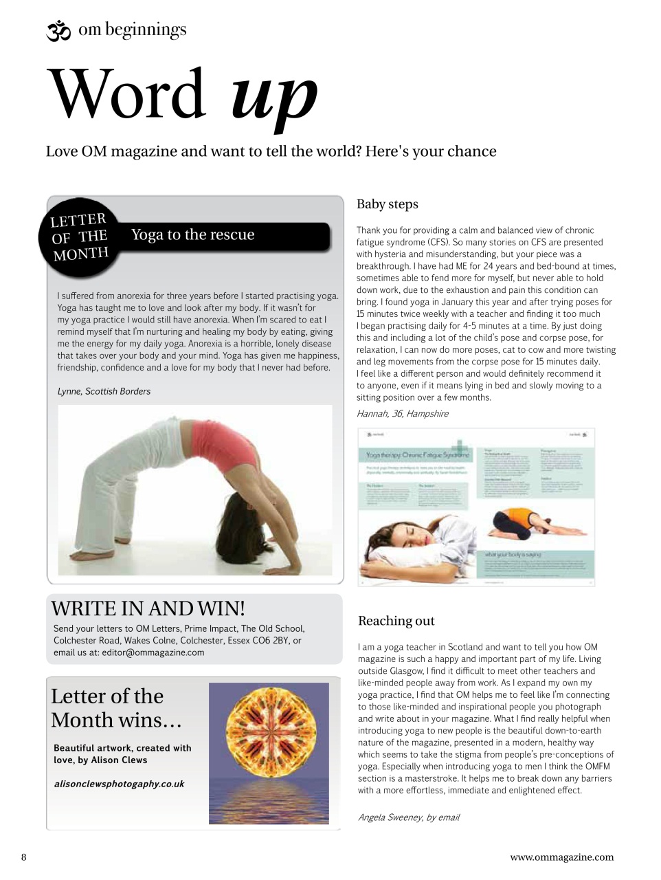 OM Yoga Magazine Preview Pages