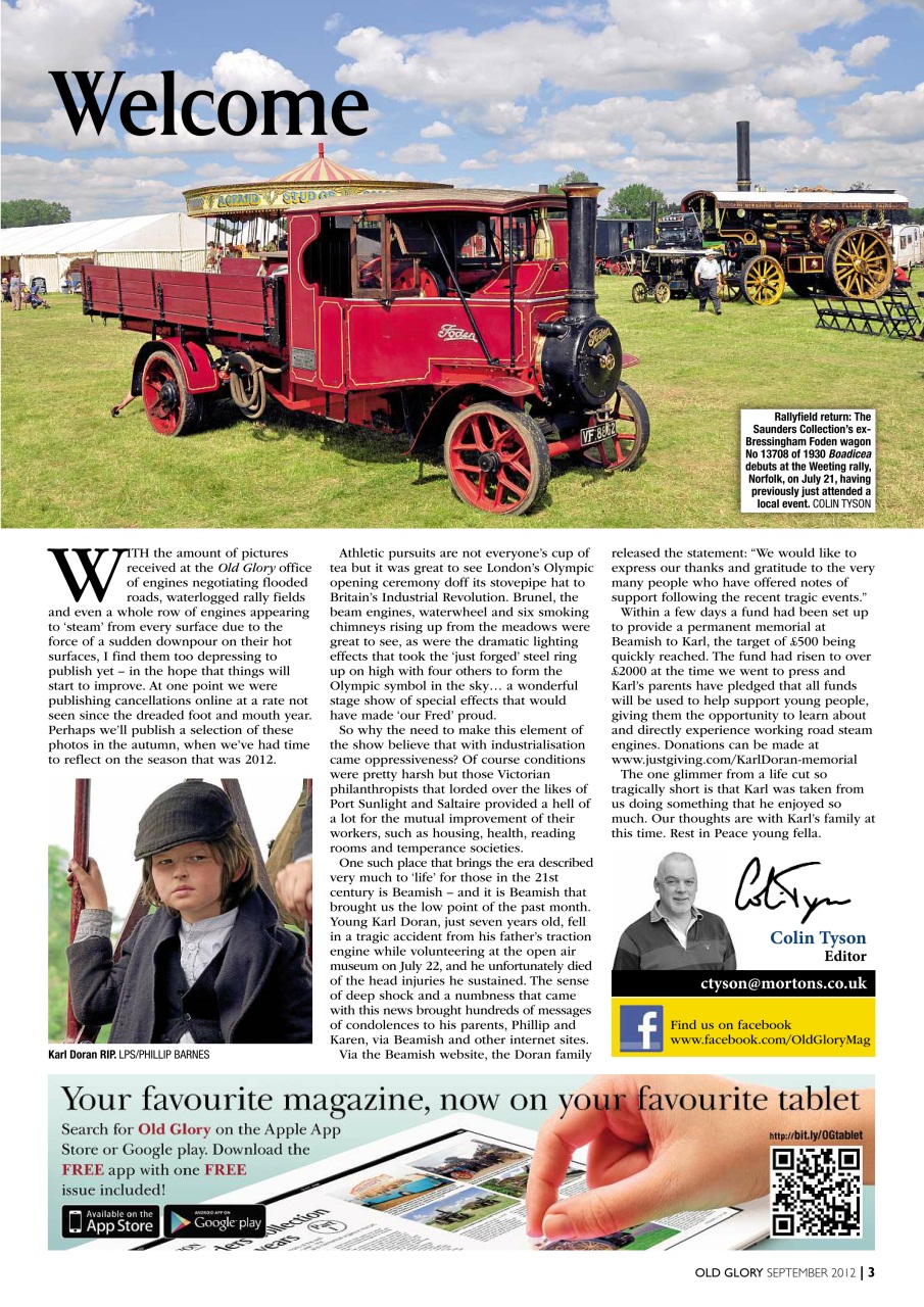 Old Glory Magazine Preview Pages