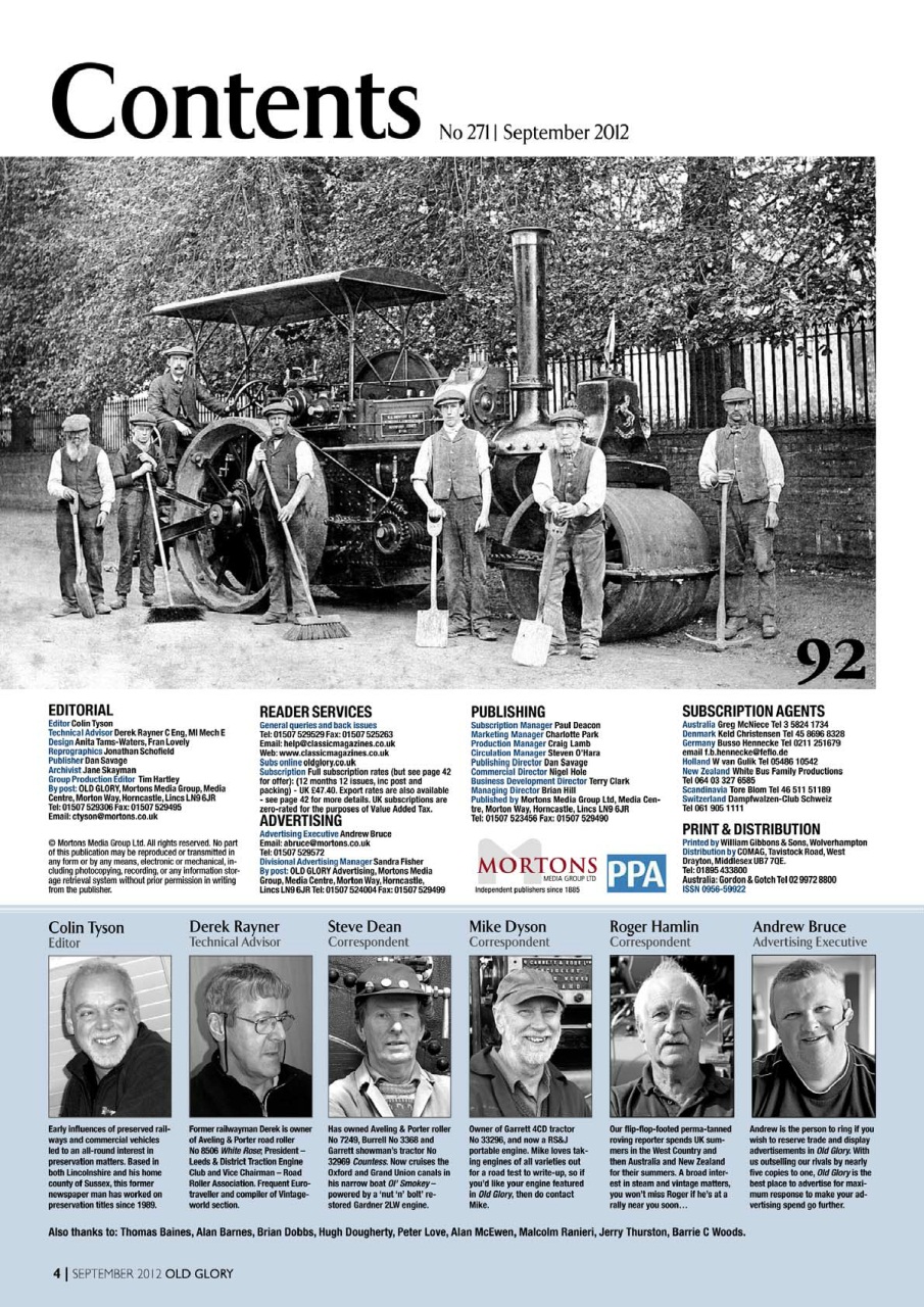 Old Glory Magazine Preview Pages