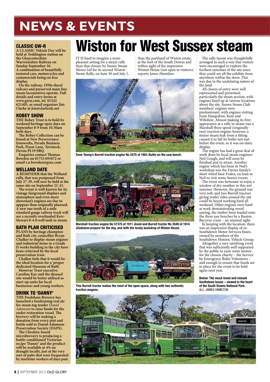 Old Glory Magazine Preview Pages