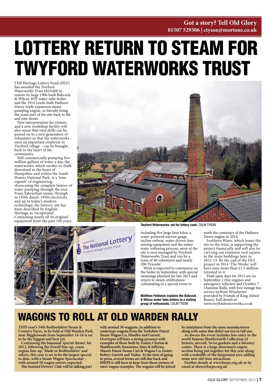 Old Glory Magazine Preview Pages