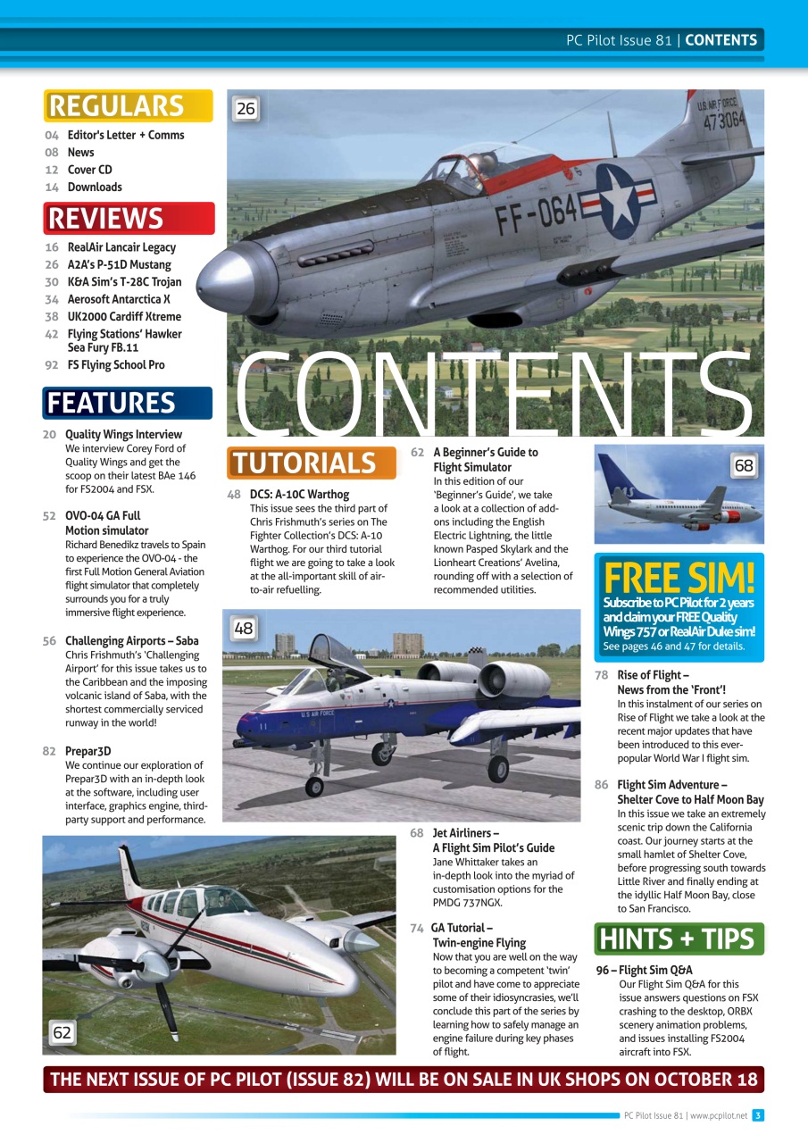 PC Pilot Preview Pages