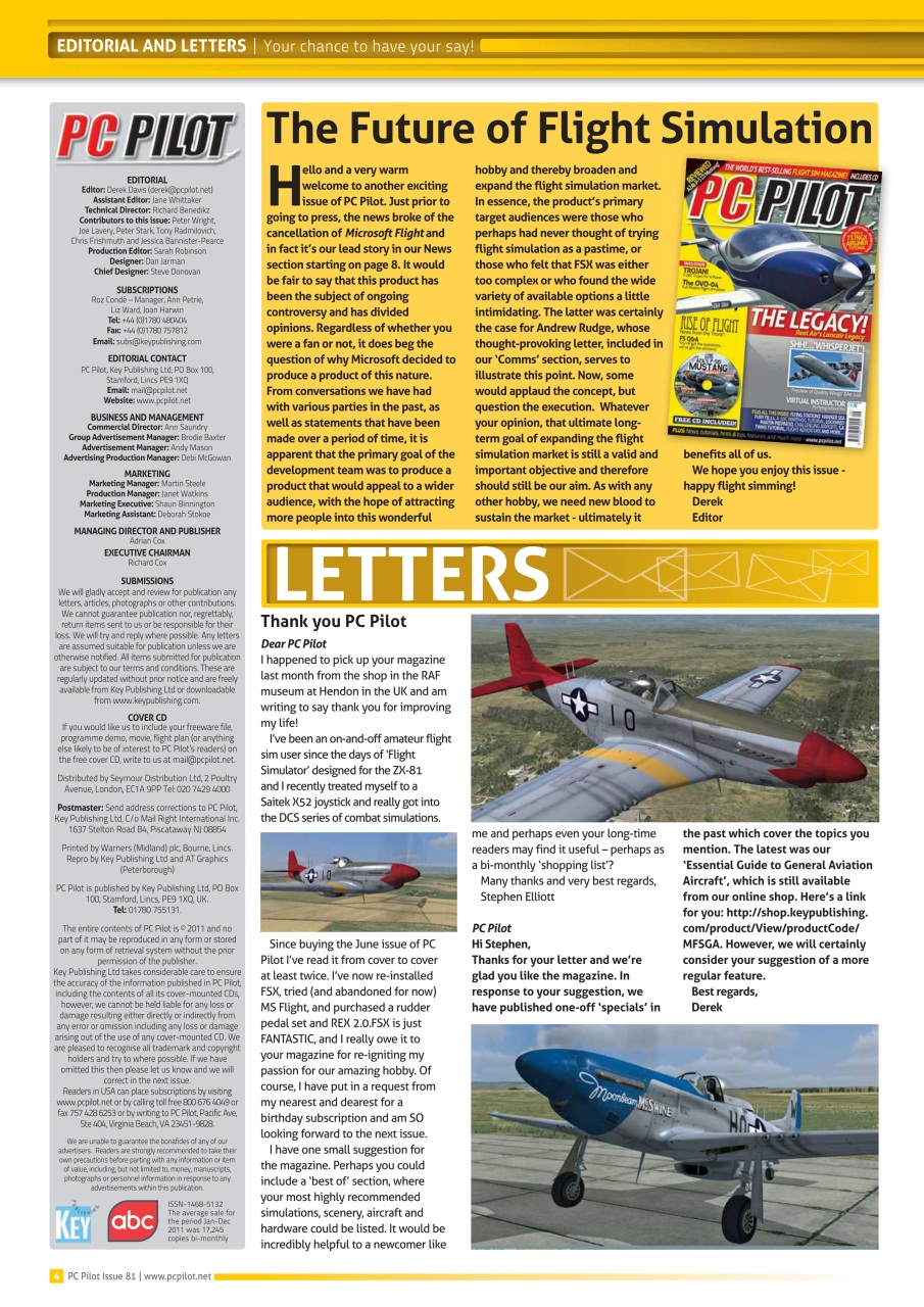 PC Pilot Preview Pages