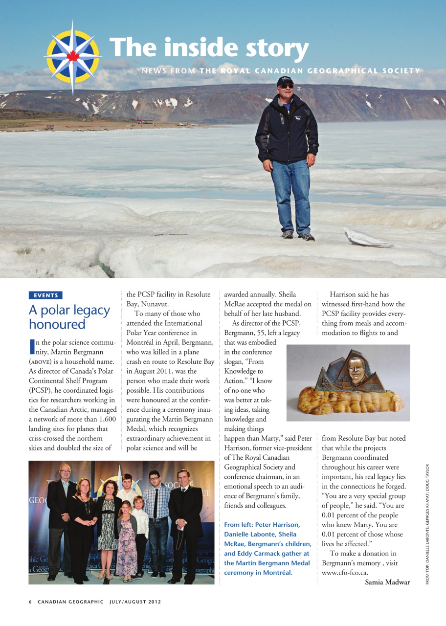 Canadian Geographic Preview Pages
