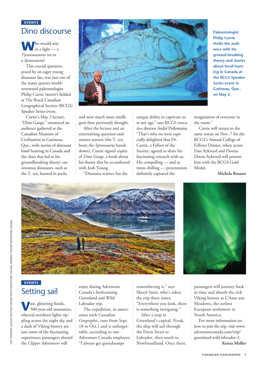 Canadian Geographic Preview Pages