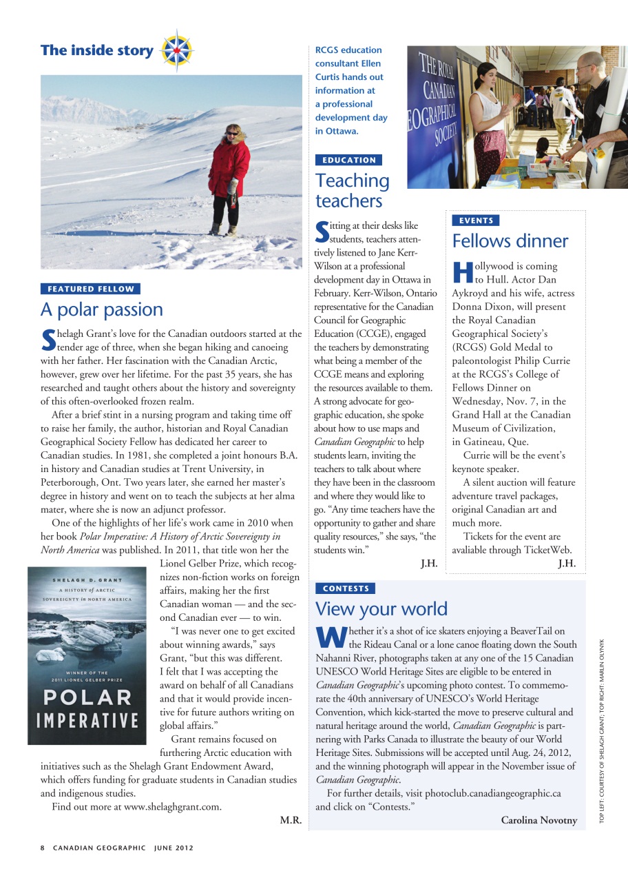 Canadian Geographic Preview Pages
