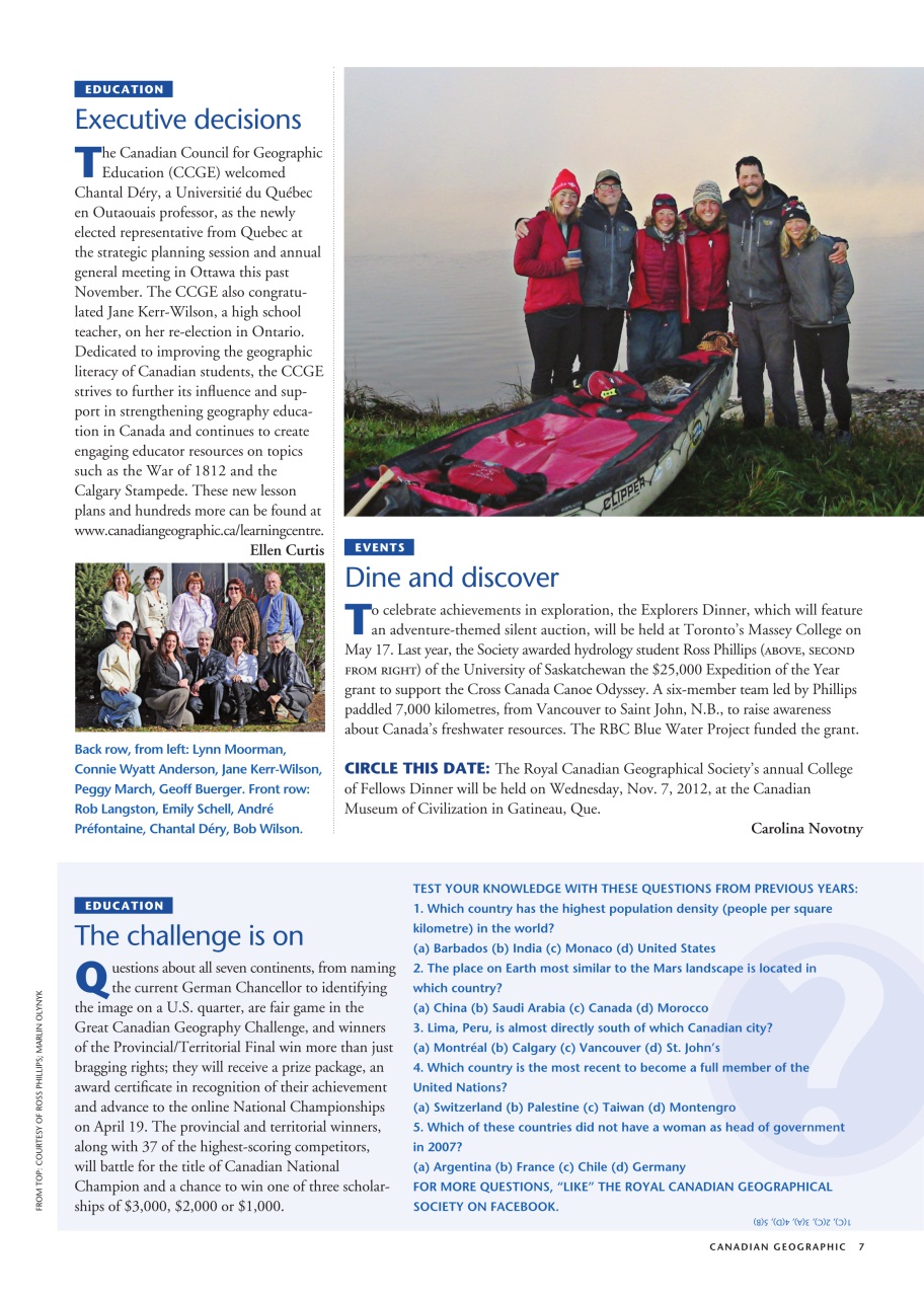 Canadian Geographic Preview Pages