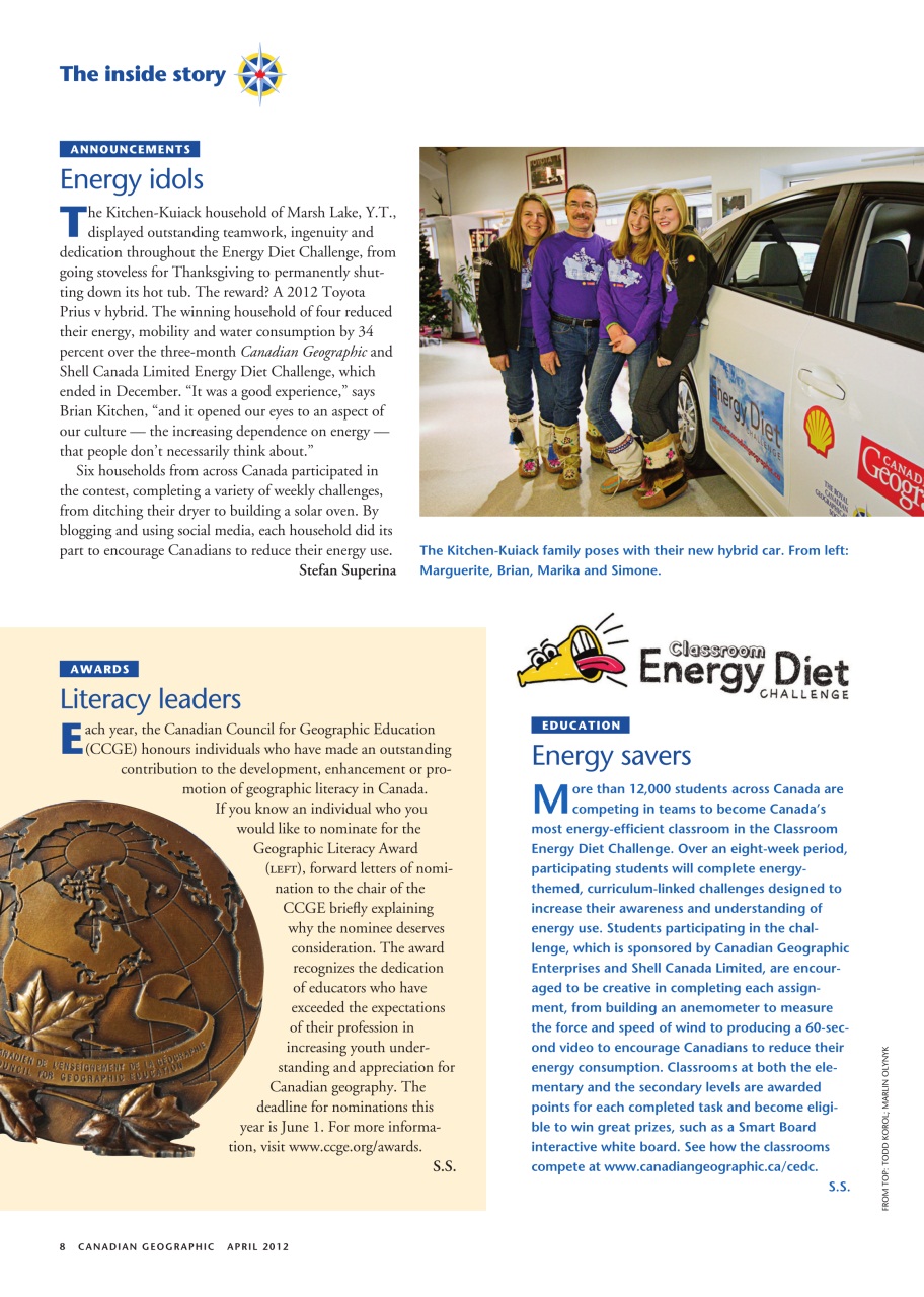 Canadian Geographic Preview Pages