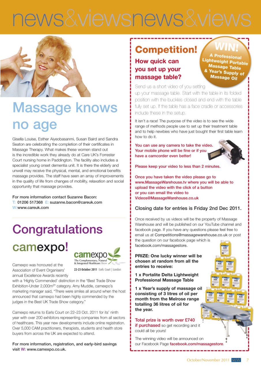 Massage World Preview Pages