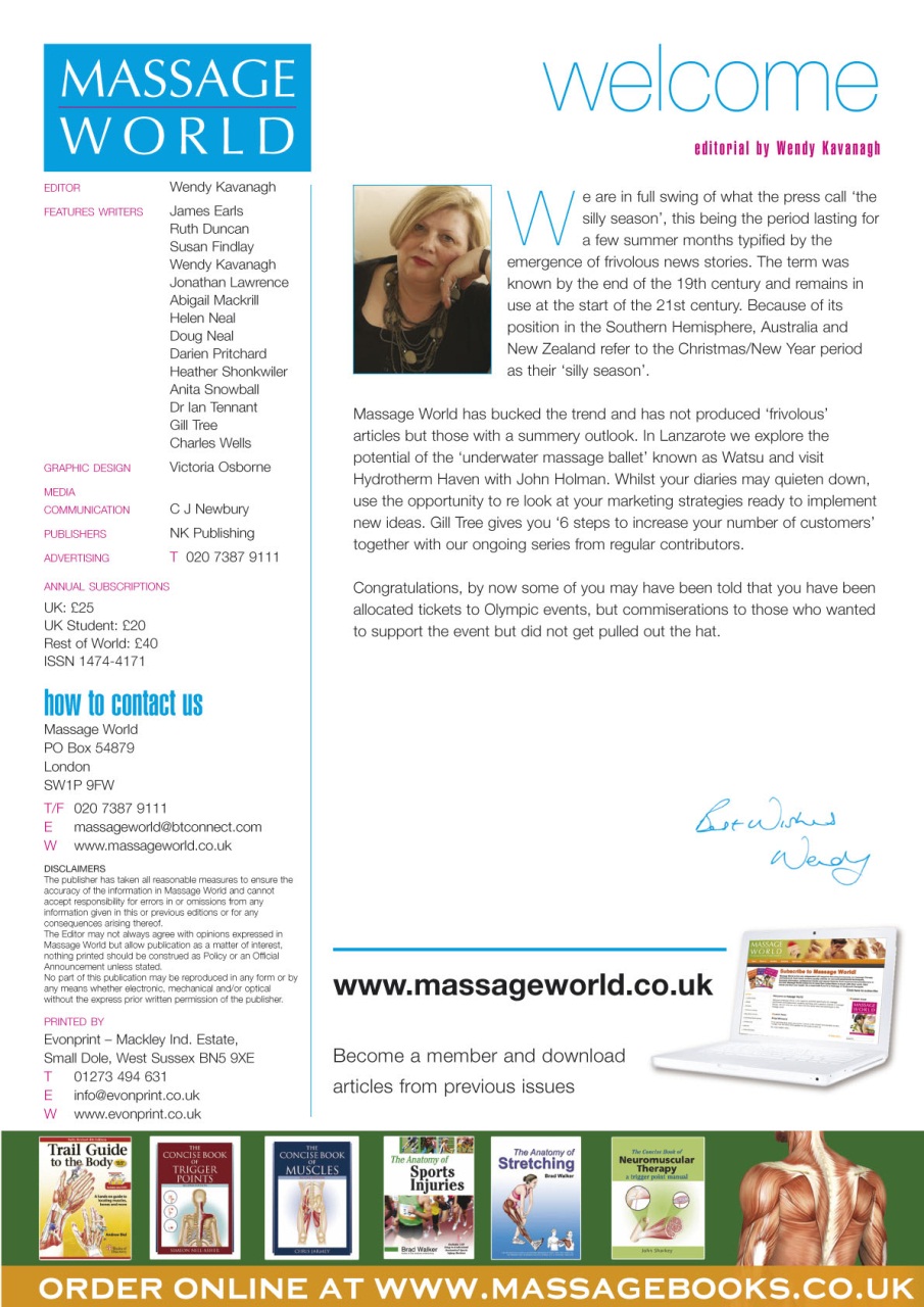 Massage World Preview Pages