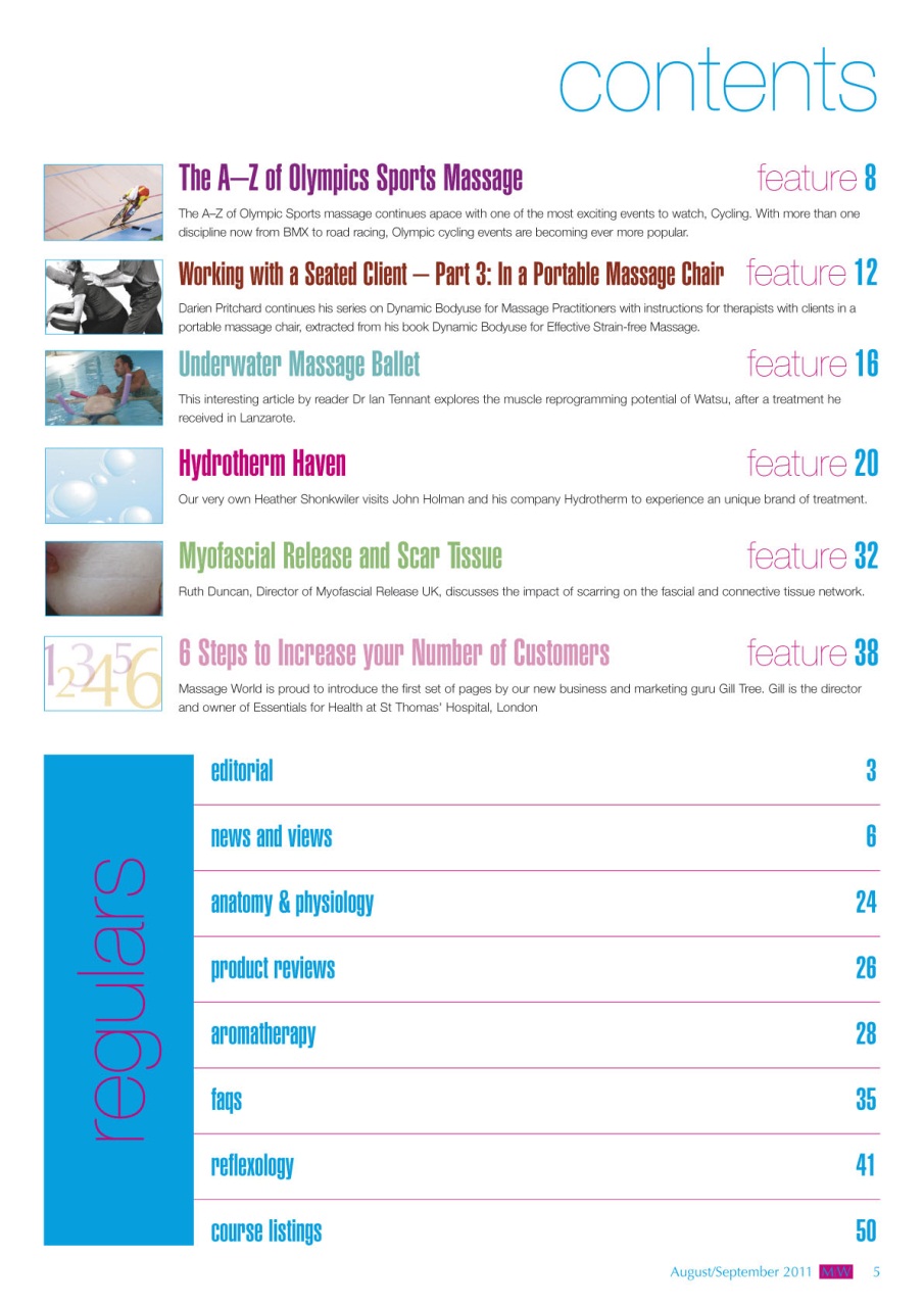Massage World Preview Pages