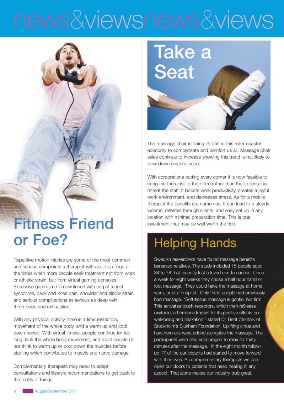 Massage World Preview Pages