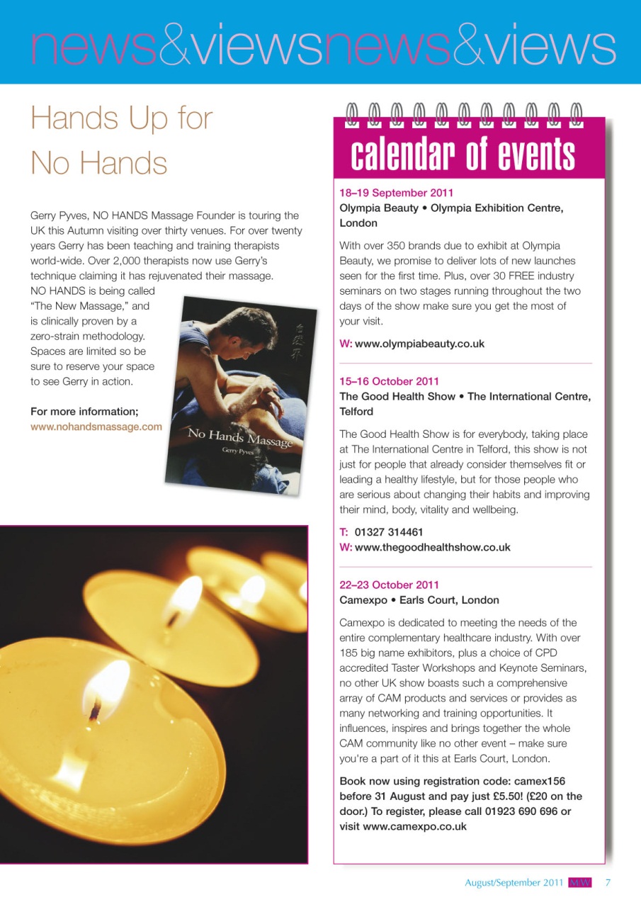 Massage World Preview Pages