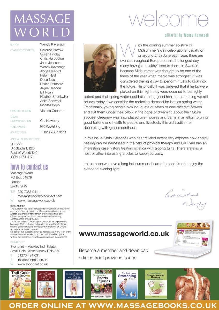 Massage World Preview Pages