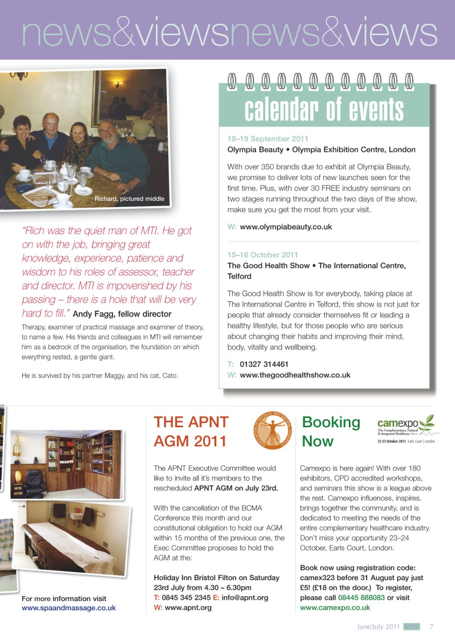 Massage World Preview Pages