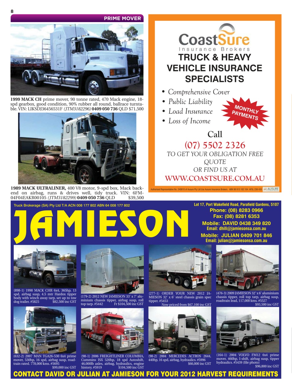 JUST TRUCKS Preview Pages