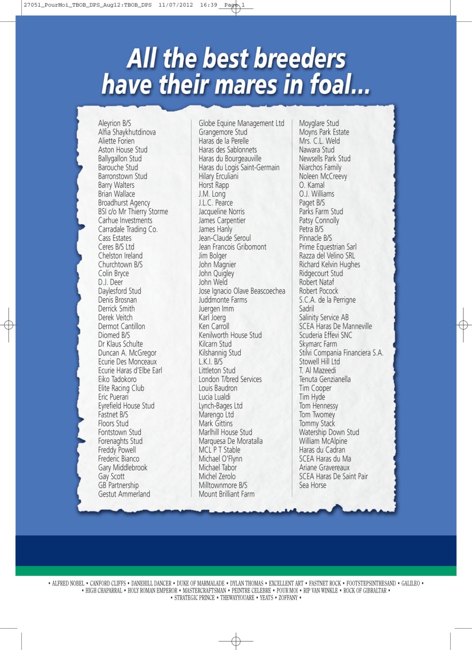 The Owner Breeder Preview Pages