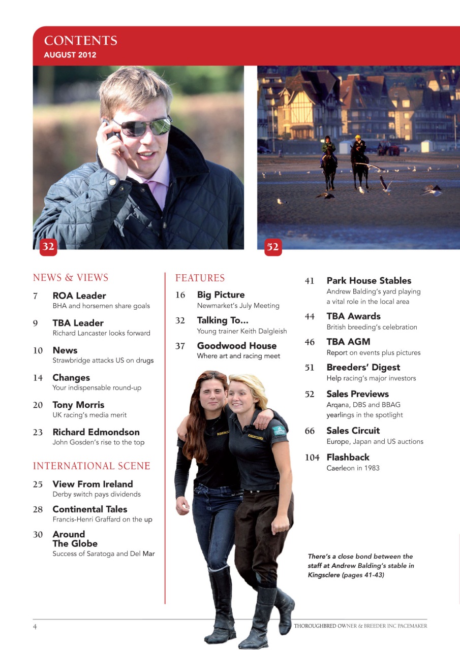 The Owner Breeder Preview Pages