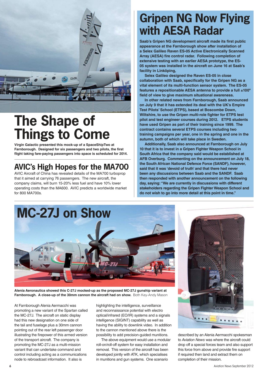 Aviation News Preview Pages