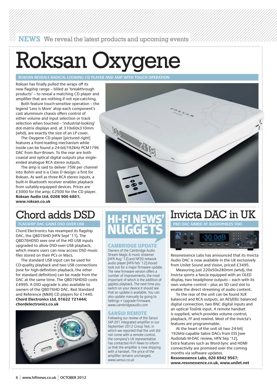 Hi-Fi News Preview Pages